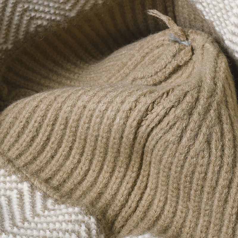 Warme, dicke Fischermütze aus Wolle für Herbst und Winter – ideal für kleine Damen. Modische Strickmütze für kalte Tage._voghion.com