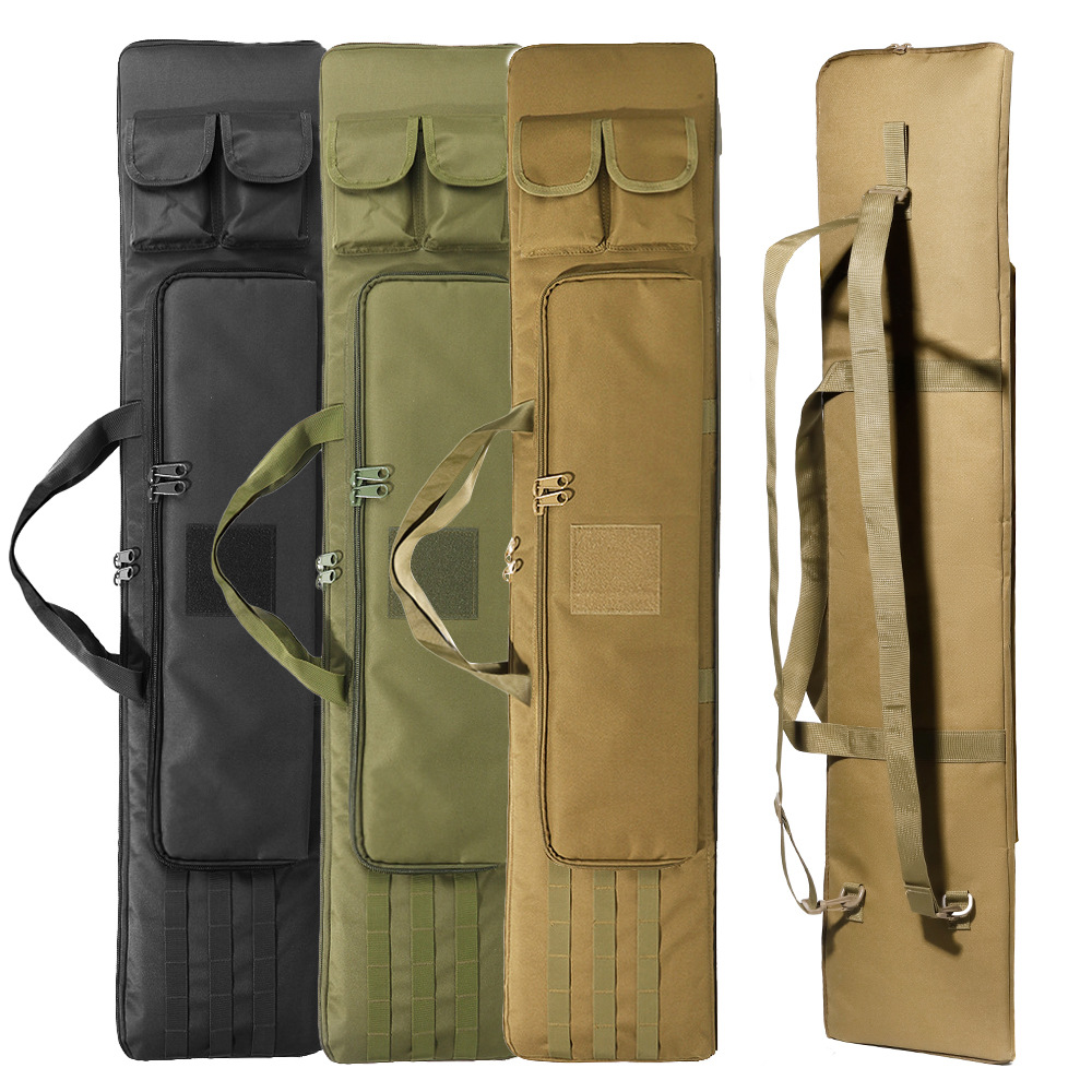 Tactical Gun Bag Toy Launcher Storage Bag Equipment Bag Double-Shoulder Outdoor Cs Field Storage Bag Fishing Gear Bag