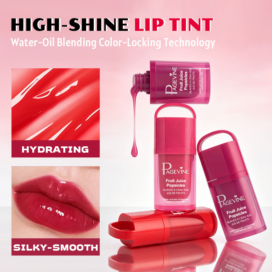 Cross-border PAGE VINE Jugo labial miel de bloqueo de color acuoso esmalte labial duradero sin tazas blanqueador labial gloss Amazon