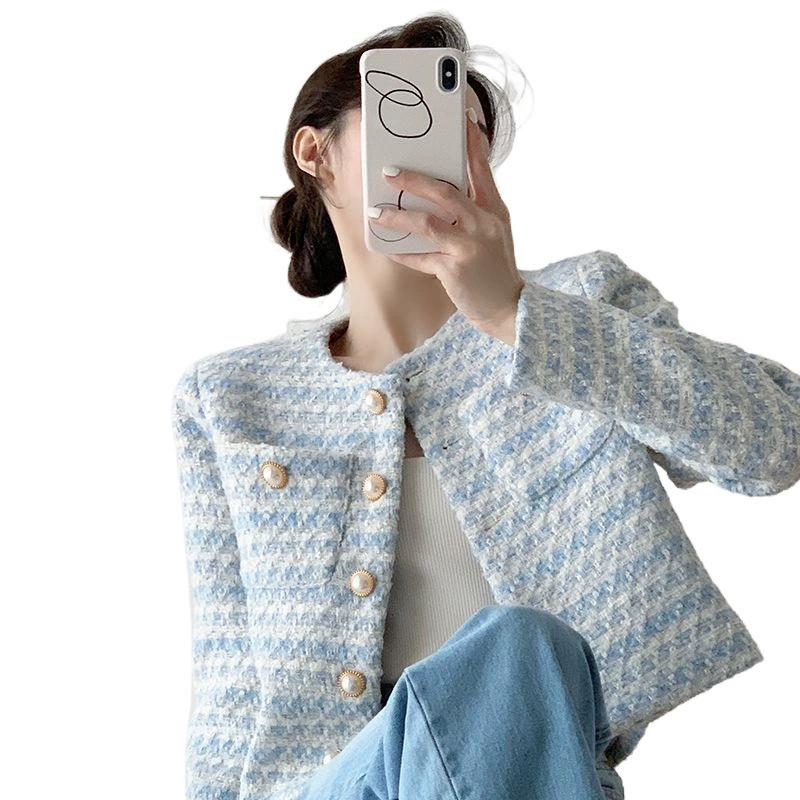 Демисезонная стеганая куртка, стиль Chanel, французский стиль