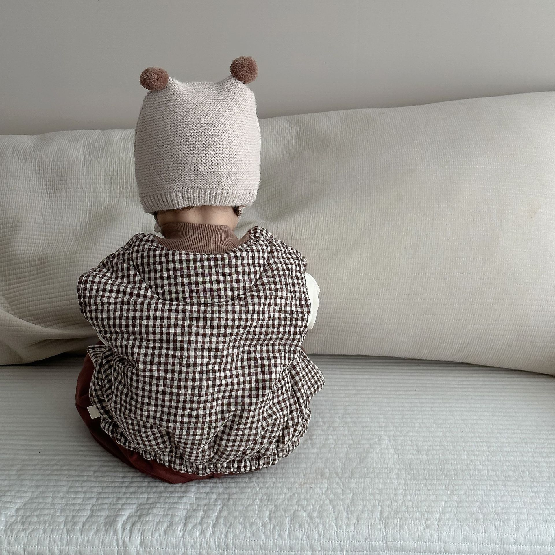Bebé ropa de bebé ropa de otoño 2023 otoño nuevo estilo coreano ropa de los niños bebé Chaleco de algodón abrigo