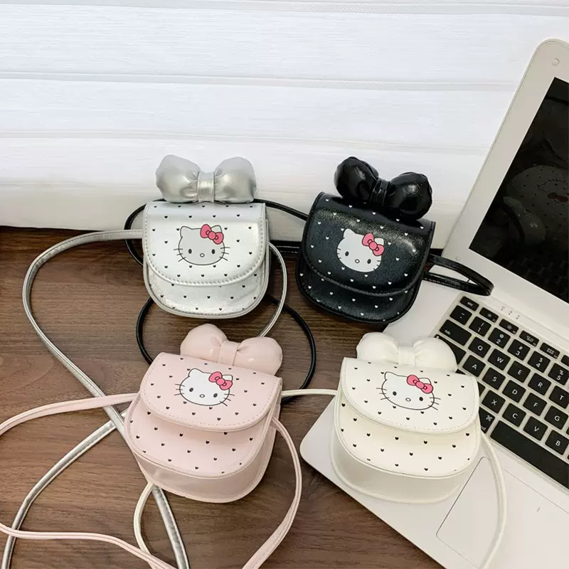 2025新款女童可爱斜挎包卡通猫咪小香风精致儿童单肩包女孩夏季潮