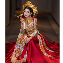 婚礼秀禾服新娘龙凤褂婚服2025新款结婚嫁衣中式敬酒服女重工裙褂