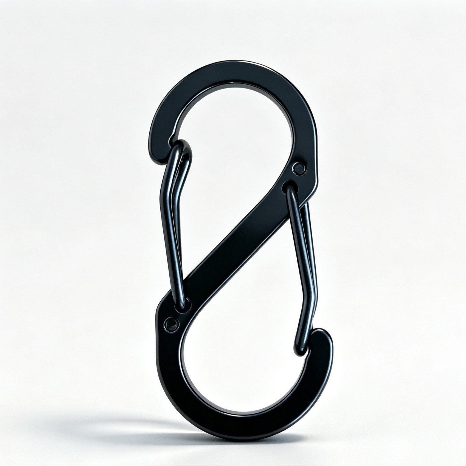 No. 5 S-shaped electrophoresis outdoor hook, carabiner, 8-shaped keychain accessory, backpack buckle, luggage hanging ornament