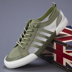 男鞋2024春季新款潮男士帆布鞋韓版百搭休閒老北京布鞋春夏板鞋