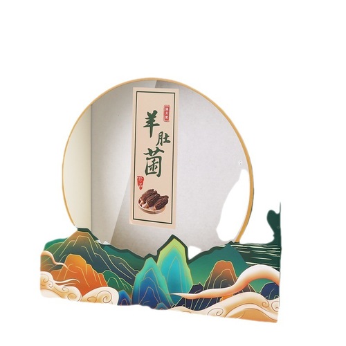 New Year's delicacies gift box dry goods gift box empty box black fungus mushroom ganoderma lucidum morel packaging box