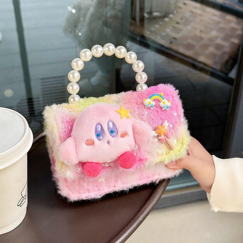 2025 nuevo bolso infantil lindo peluche Sanliou accesorios bolsos princesa bolsos de moda de niñas en línea