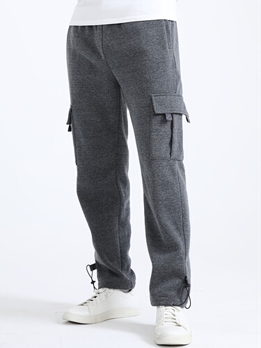 Men's Casual Cargo Pants with Multiple Pockets Regular