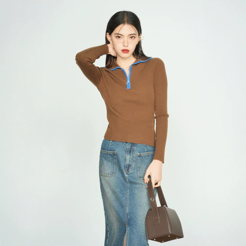 Brand Discount Mengnujiao-2060 Knit Sweater