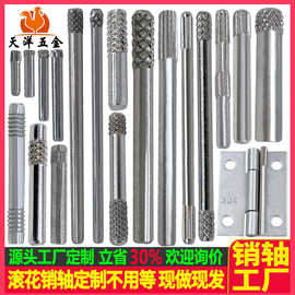 滚花销轴滚花插销压花轴 定位插销 合页销轴固定轴加工塑料盒销轴