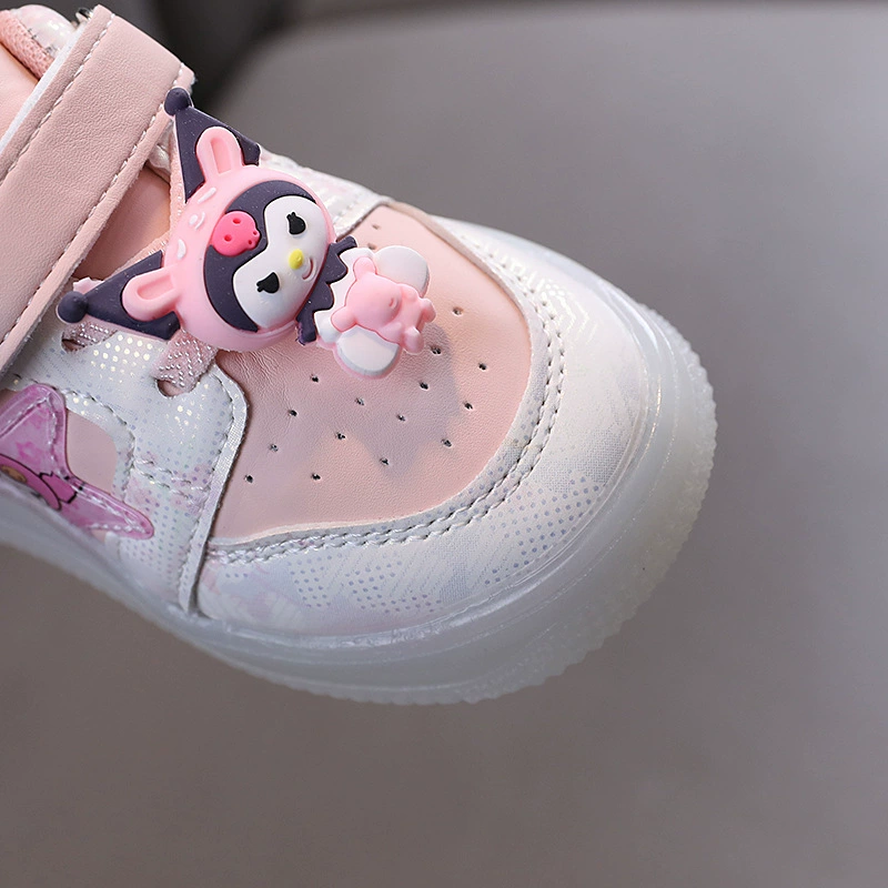 Children's cartoon footwear, light panel, sneakers, soft sole
