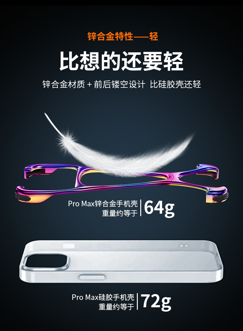 Ốp lưng hợp kim kẽm kim loại chống sốc cho iPhone 16 Pro Max — Vỏ hợp kim kẽm MK Hercules đầy màu sắc, MK Hercules Vỏ hợp kim kẽm-Màu sa mạc, MK Hercules kẽm hợp kim vỏ-màu súng sáng, Vỏ hợp kim kẽm MK Hercules-bạc sáng chi tiết 14