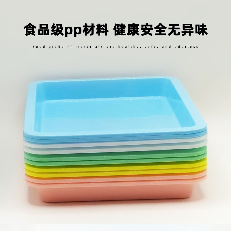 Bandeja de experimento de plástico PP material de polipropileno bandeja de reactivos científicos niños juegan bandeja de ayudas didácticas ventas directas de fábrica