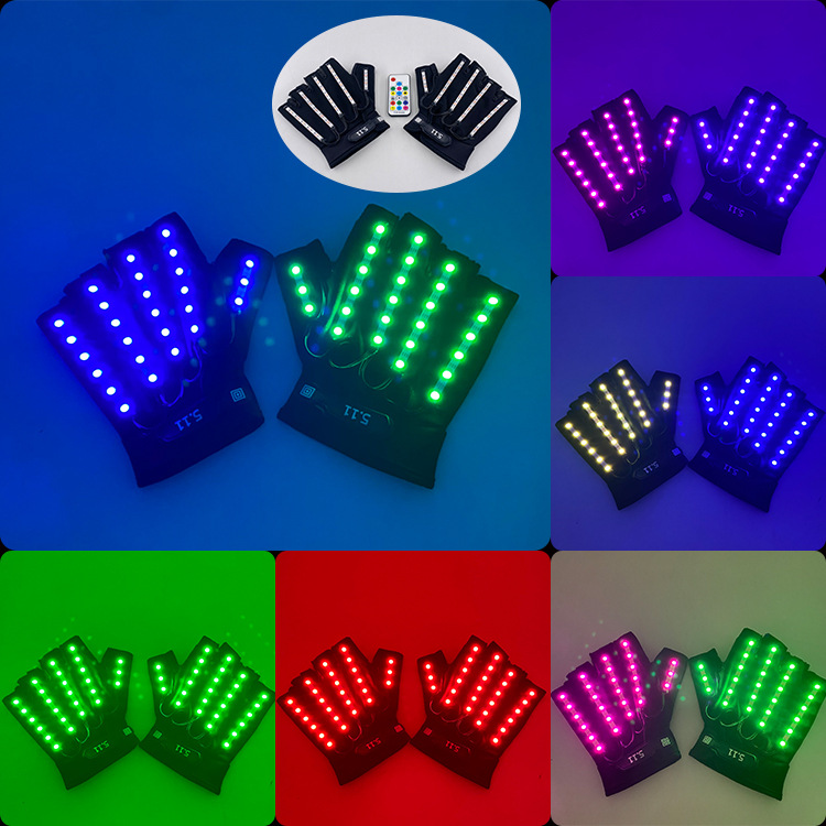 LED luminosos guantes LED parpadeante gafas láser traje de rendimiento láser rendimiento Bar discoteca accesorios de rendimiento