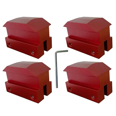 Jack Lift Pad Anodized Aluminum Chamaro 6Th Generation General Motors Lift Pad (Red and Black) (Car jack)