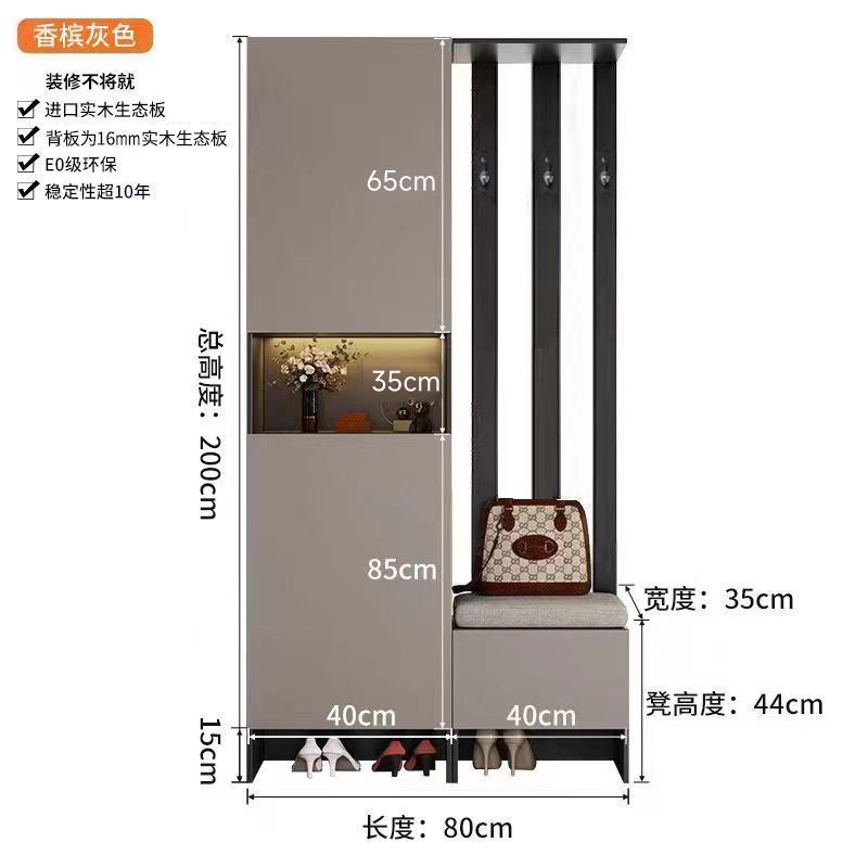 实木玄关柜入门鞋柜一体屏风隔断客厅遮挡隔断柜客厅双面屏风架|undefined
