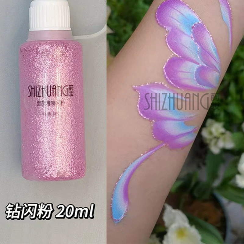 Детиное Painted блестящие ногти sequins для лица для макияжа глаз
