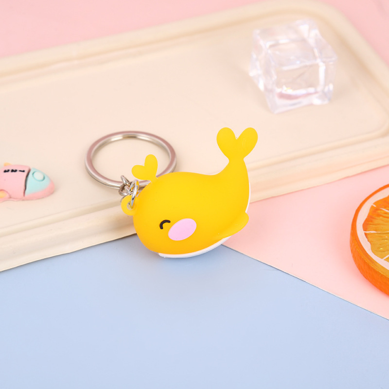 夏の海洋動物イルカタコクジラタツノオトシゴキーホルダーペンダントバッグスーパーマーケットキーホルダー卸売|undefined