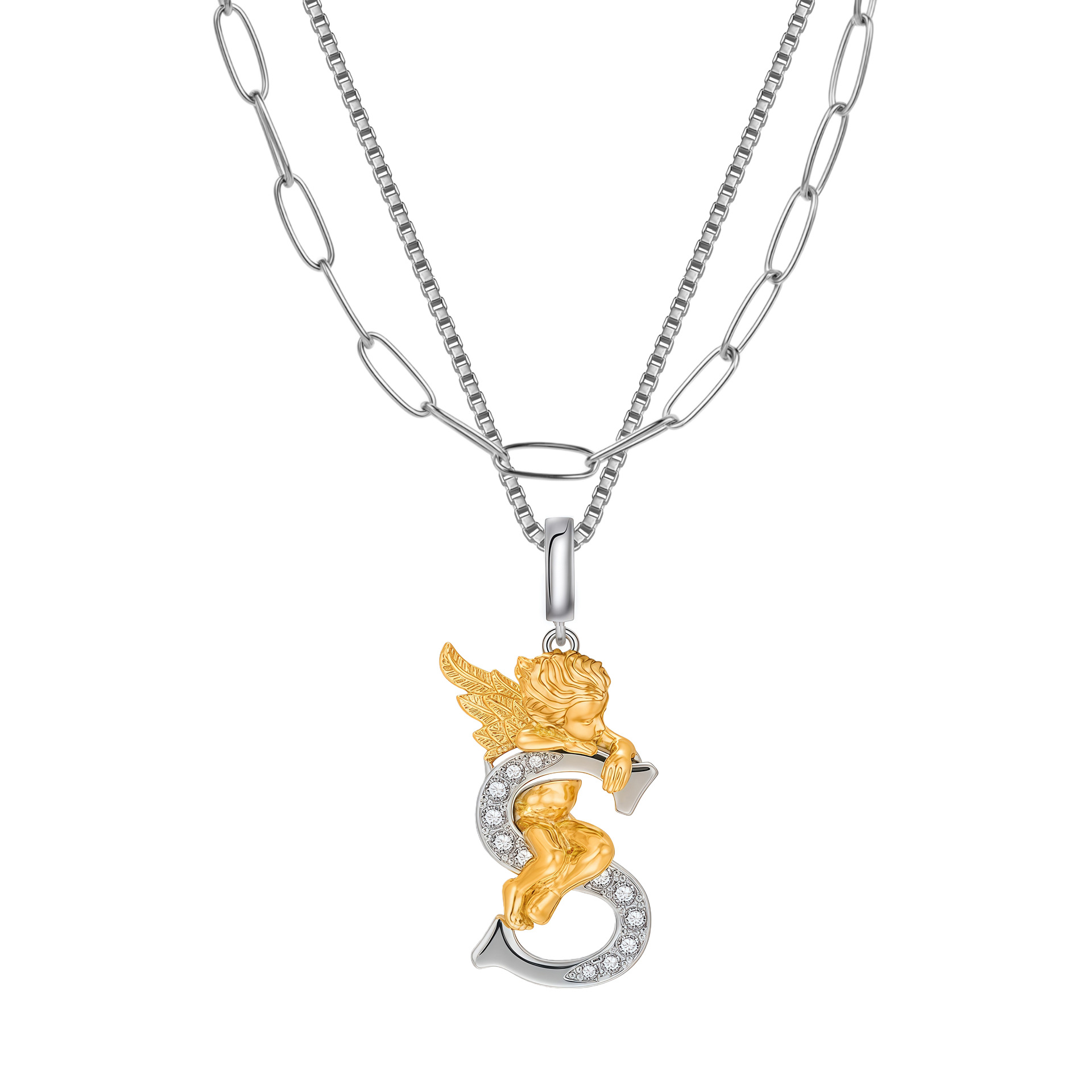 Colar de pérolas de luxo com fecho magnético para mulher_voghion.com