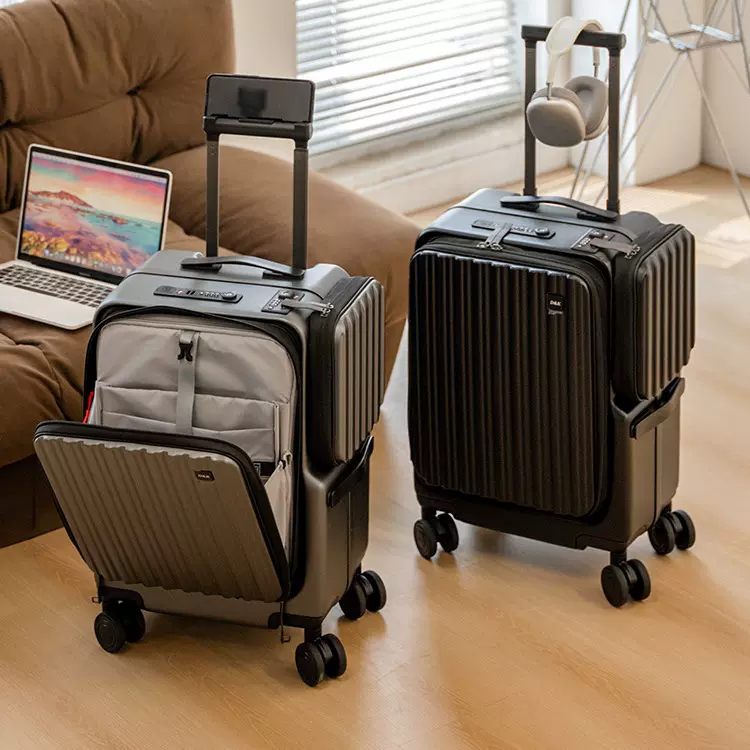 高档行李箱多功能20拉杆箱时尚结实耐用可坐旅行登机箱静音万向轮