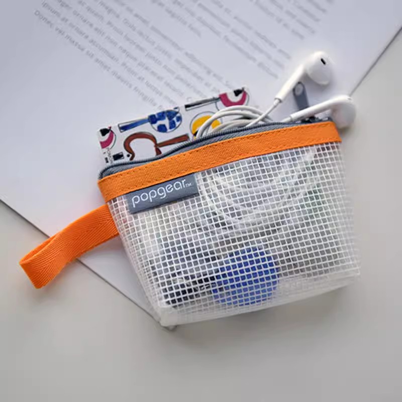 FOLDERMATE fumeigao 830 caja de lápices tridimensional bolsa de almacenamiento semitransparente impermeable para almacenamiento de oficina de estudiantes de gran capacidad