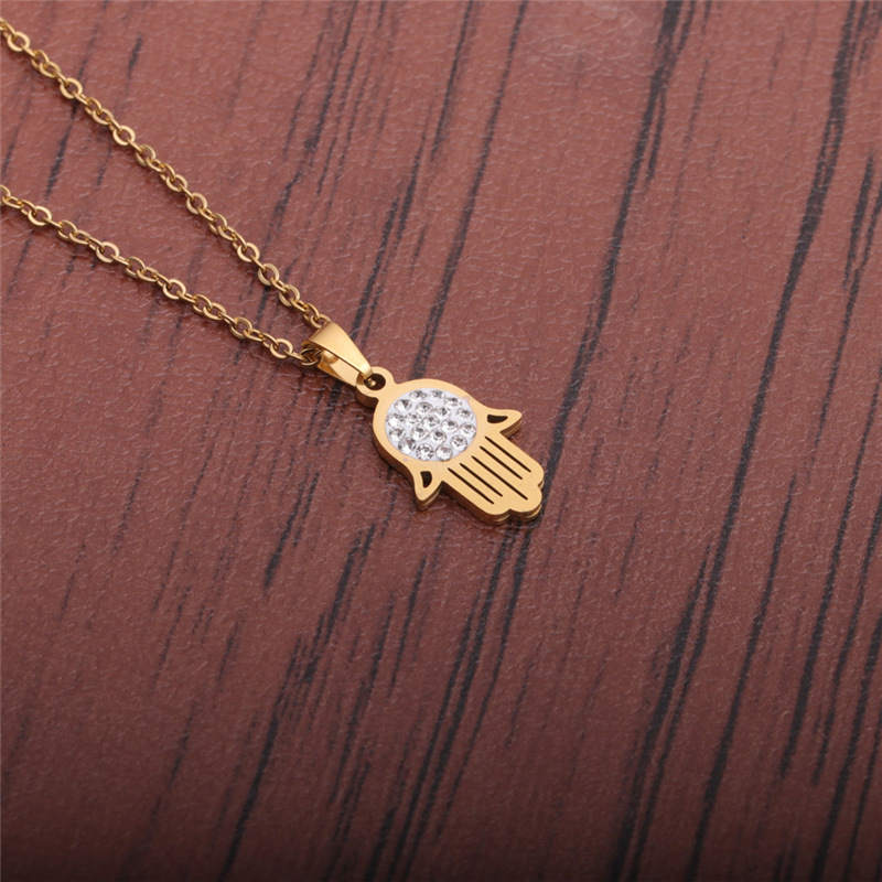 Fashion Stainless Steel Necklace Wholesale display picture 4