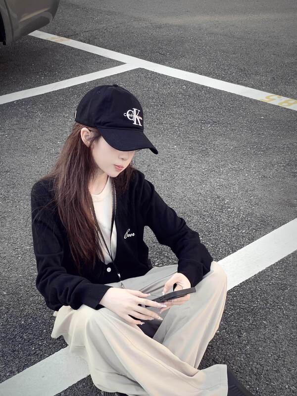 韩系假两件针织开衫女早秋季穿搭撞色长袖毛衣宽松慵懒风外传上衣|undefined