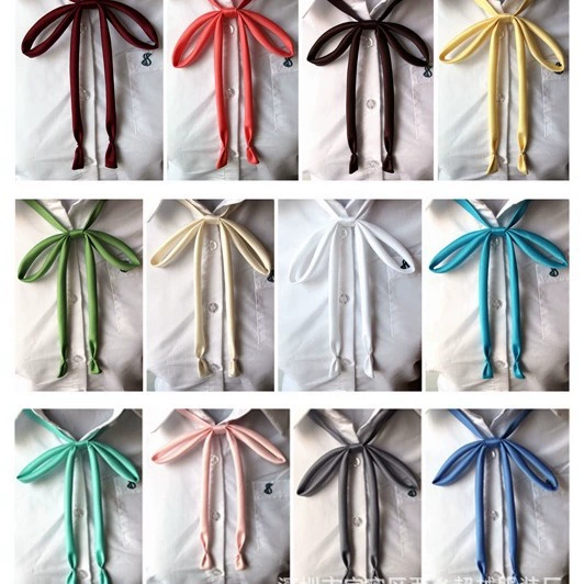 Аксессуары для униформы JK Японский студенческий костюм моряка Бесплатный воротник Веревка Расклешенная тонкая скользкая веревка с воротником