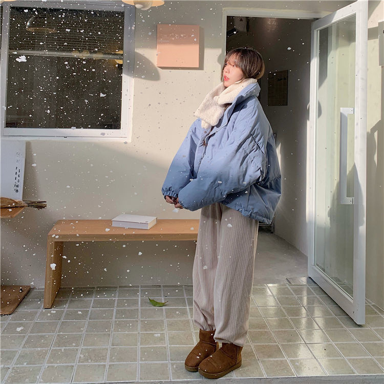 Women's Winter Coat Thickened Warm Padded Jacket Korean Style_voghion.com
