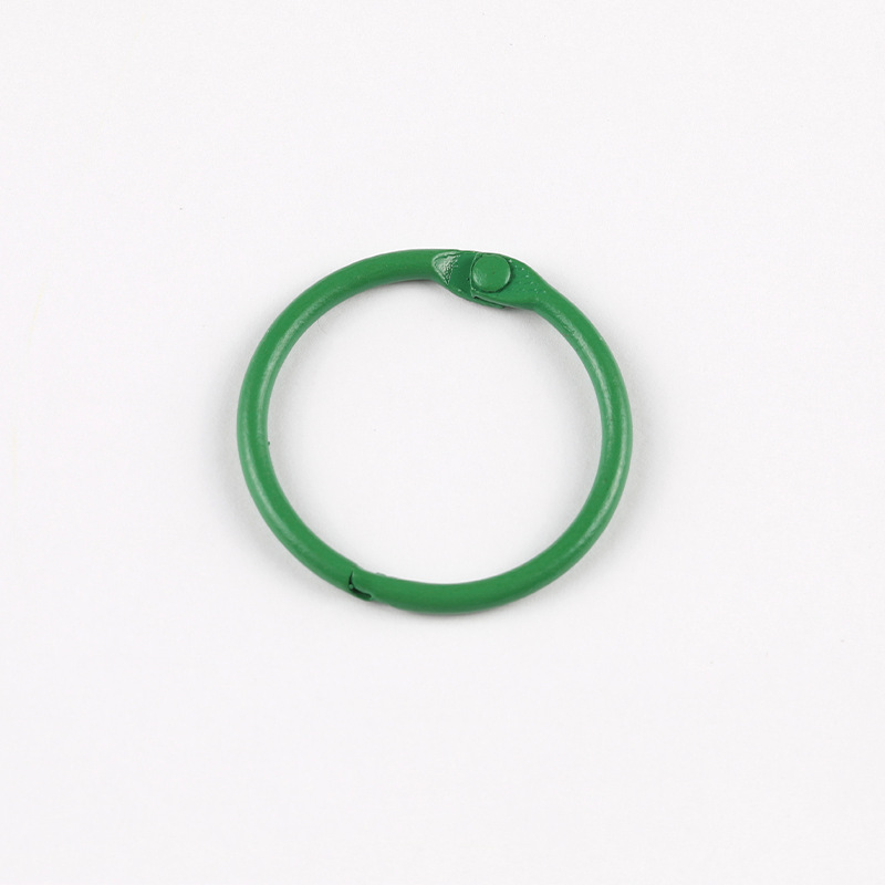 Color macarón 30mm color laqueado anillo de encuadernación anillo de encuadernación calendario de escritorio anillo de encuadernación DIY