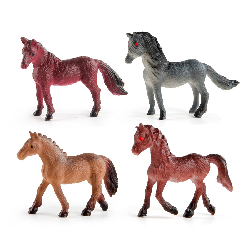 Simulación transfronteriza freisma modelo de caballo árabe mini 12 mundialmente famoso caballo animal decoración adornos estáticos