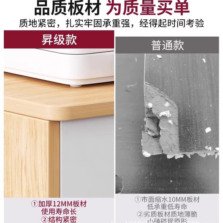 Debajo del escritorio Gabinete DE LA OFICINA Armario de madera Gabinete lateral con cerradura Gabinete de la impresora Gabinete del cajón Gabinete bajo