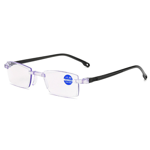 New anti-blue light reading glasses, rimless reading glasses, edge-cut reading glasses, street stalls, reading glasses source manufacturer