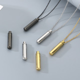 (Трансграничная торговля), памятная подвеска, духи из нержавеющей стали, ожерелье подходит для мужчин и женщин, европейский стиль