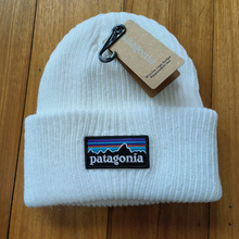 patagonia巴塔哥尼亞經典山脈情侶款休閑保暖針織加厚秋冬戶外帽
