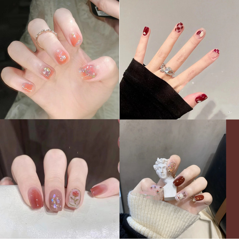 New Super Fairy Nail Art Sticker White Nail Sticker Stereo Nail Sticker Paste Nail Art Removable Nail Art Sticker