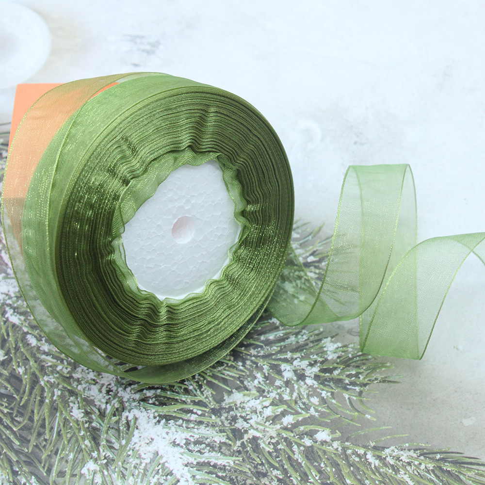 8098 # 카키 * 2cm * 50 야드/롤