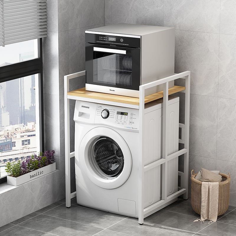 Washing Machine Rack, Drum Dishwasher Rack, Household Floor-Standing Balcony Double-Layer Dryer Stackable and Durable