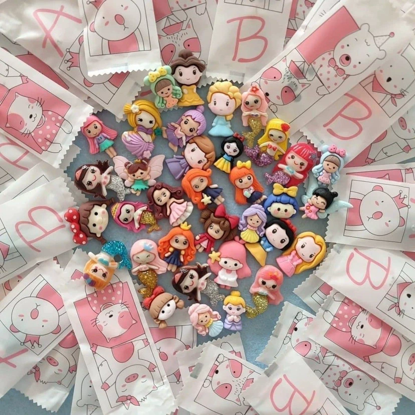 Мультфильм девушка милая смола diy чехол для телефона самодельный материал заколка для волос русалка патч принцесса аксессуары