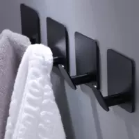 Cross -border peasted tongue hook stainless steel hook sticky hook hook linked bathroom hook kitchen hook hook nail hook thumb hook