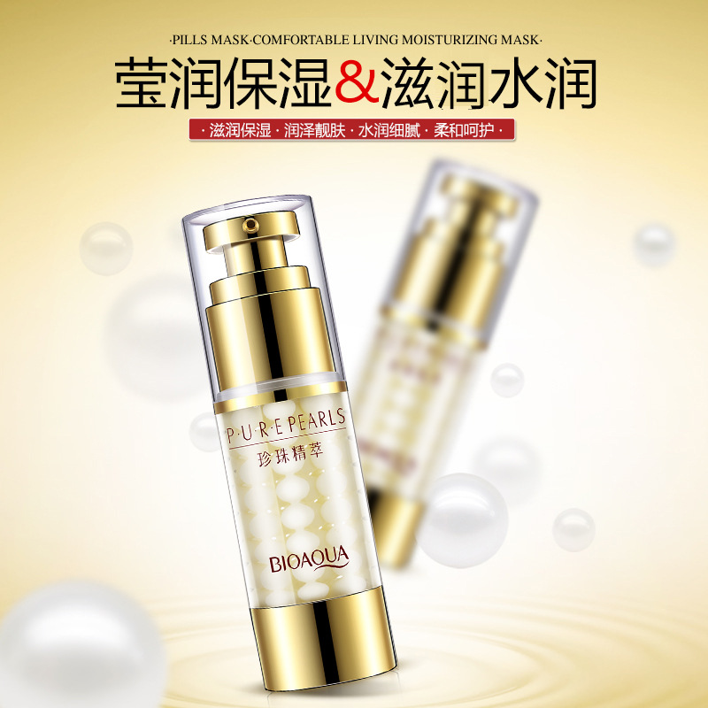Loción Facial Hidratante de Extracto de Perla