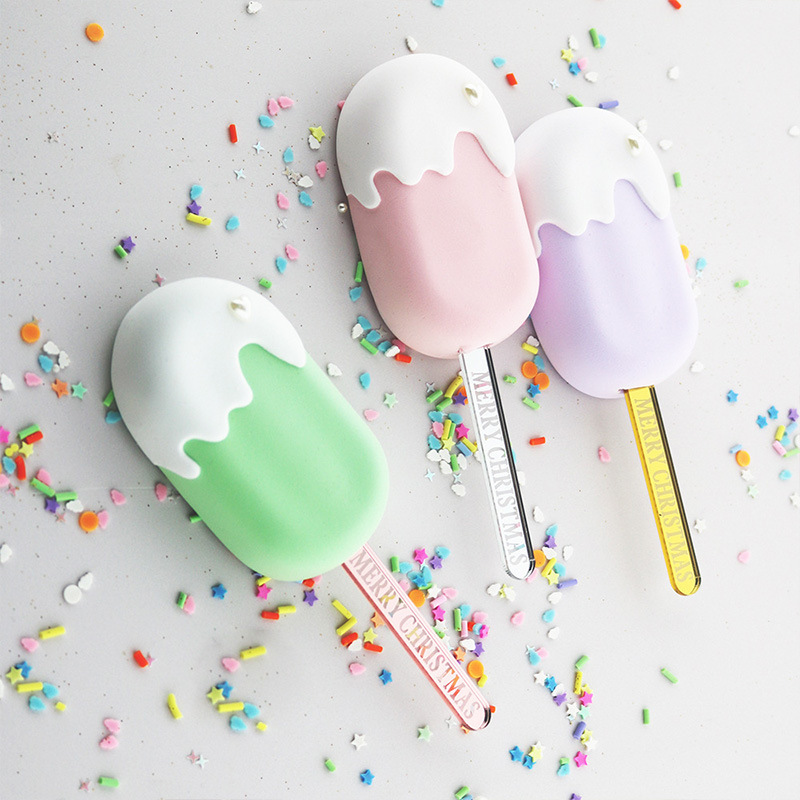 Palo de helado de plástico palo de paleta molde DIY helado casero palo de hielo palo de chocolate palo de piruleta