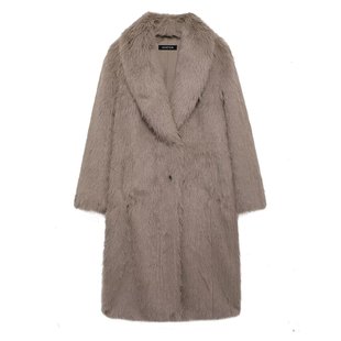 Za Cross-Border Women's Clothing Wholesale European and American Style Fashionable Elegant Versatile Imitation Fur Long Outwear Jacket 6318243