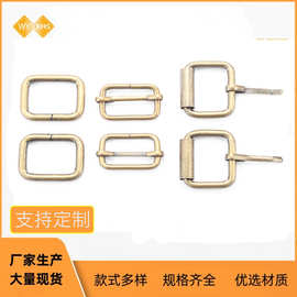 箱包五金配件锌合金针筒扣滚筒针通扣手袋鞋扣皮带扣腰带针扣