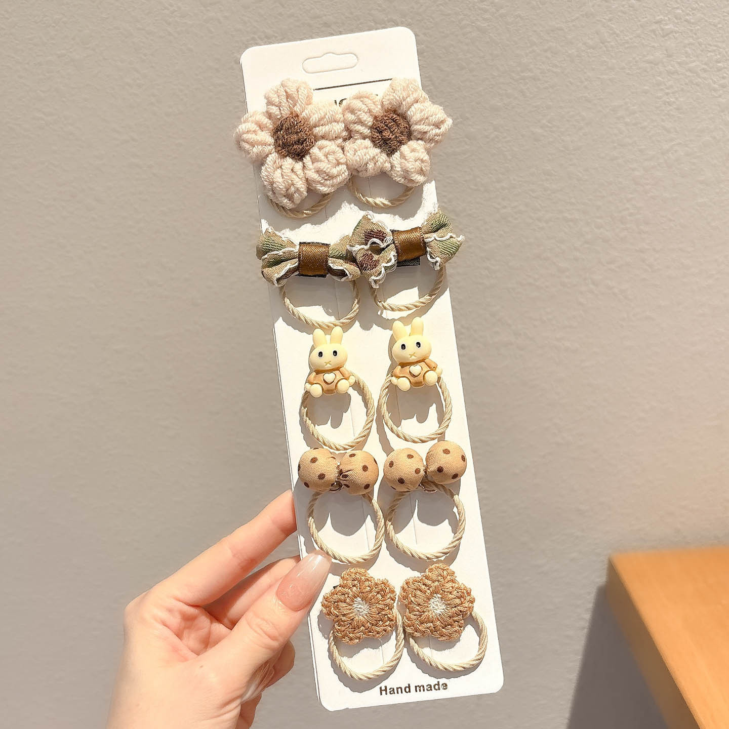 Baby pequeño pulgar anillo de cabello para niñas no lastimas correa de cabello para niños cuerda de cabello de alta elasticidad para niños