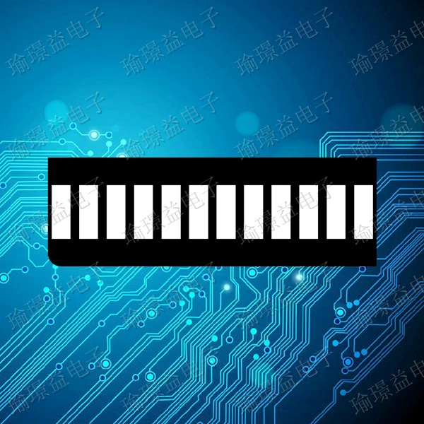 Светодиодная цифровая световая полоса 12 сегментов световая полоса красная 24PIN SHB12R