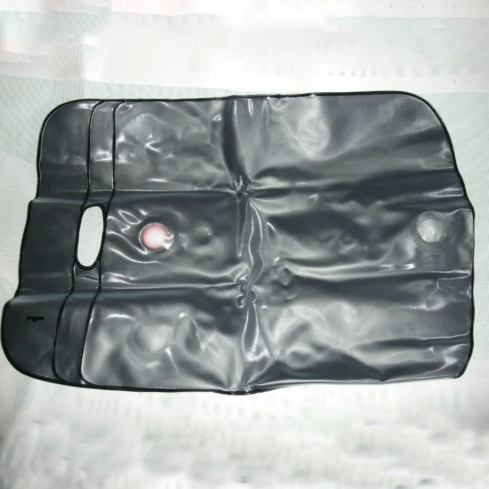 Capacious handheld folding water bag, water container PVC for camping, increased thickness
