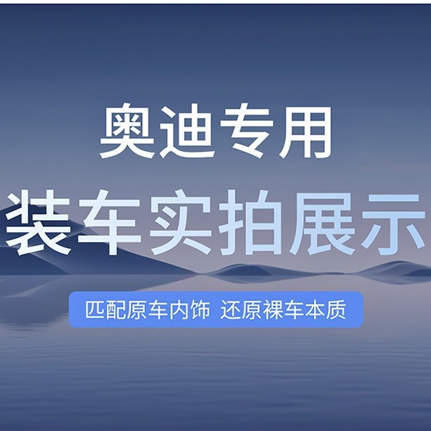 适用奥迪A4LA6LQ3Q5Q7纳帕真皮无溶剂汽车脚垫全包围360航空软包|undefined