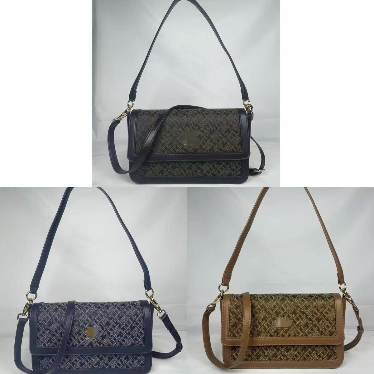 2026 Spring New Foreign Trade Women's Bag Classic Print Underarm Bag Fashionable Versatile Shoulder Crossbody Handbag