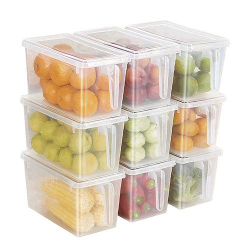 Refrigerator storage box food grade crisper kitchen vegetable and fruit special egg box frozen egg storage box